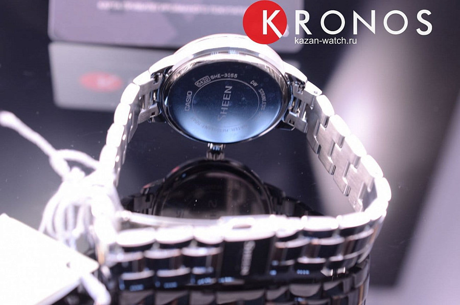 Часы Casio Sheen SHE-3055SPG-4A — сталь металл, Япония
