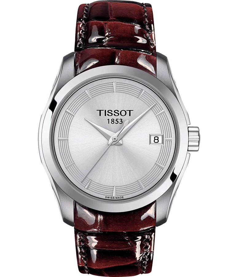 Часы Tissot Couturier Lady T035.210.16.031.03 — женские, белый