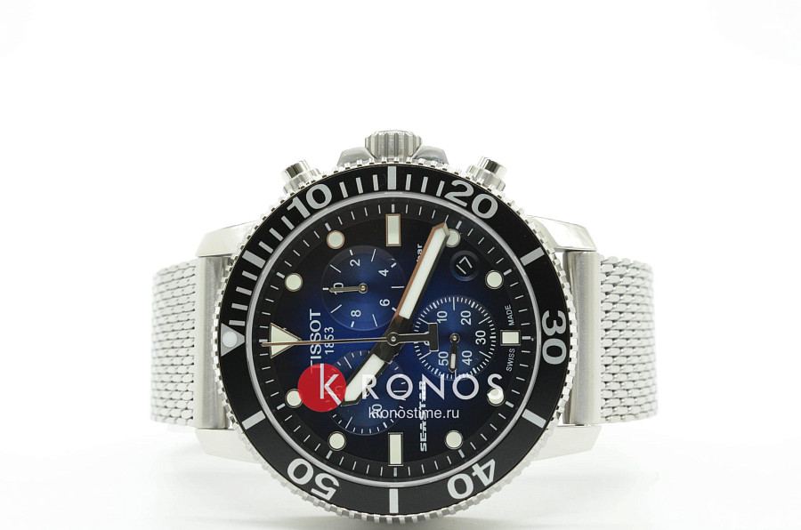 Часы Tissot Seastar 1000 Chronograph T120.417.11.041.02 — Швейцария, кварцевые