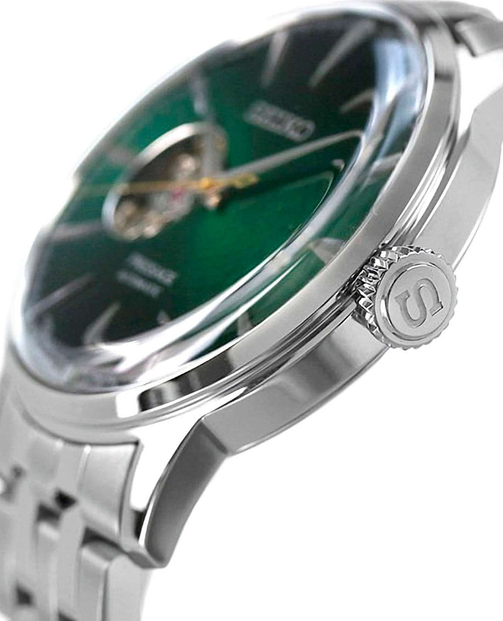 Часы Seiko Presage Cocktail Time SSA441J1 — мужские, серебристый