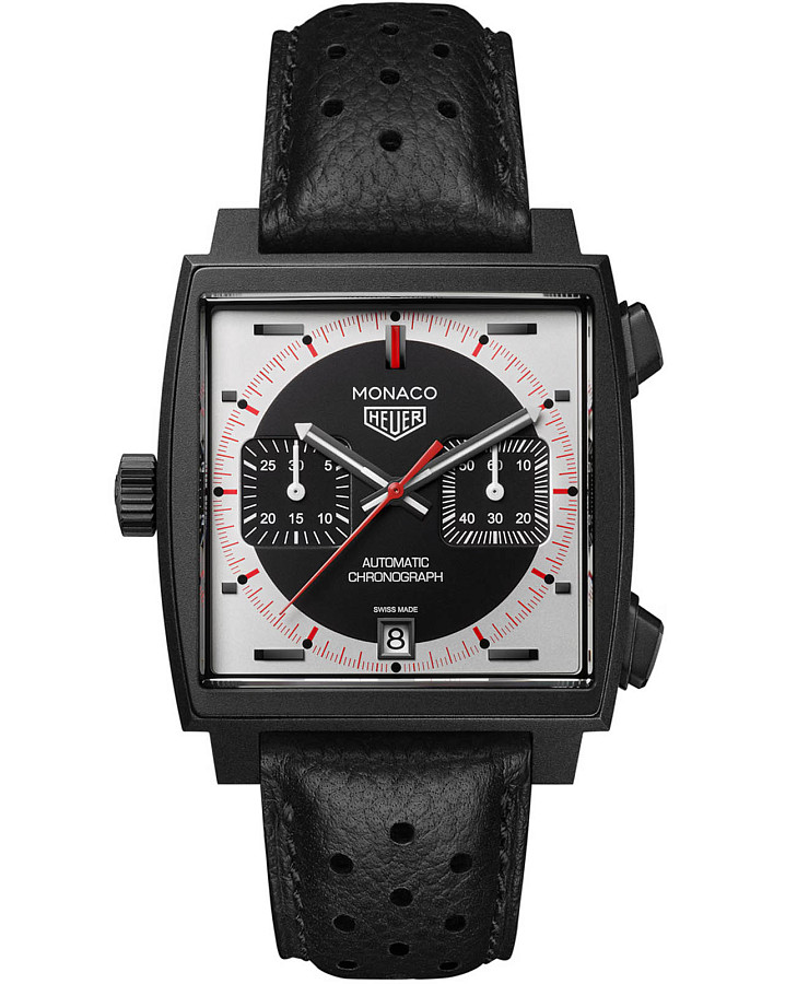 Часы TAG Heuer Monaco CAW218F.FC6356 — мужские, черный
