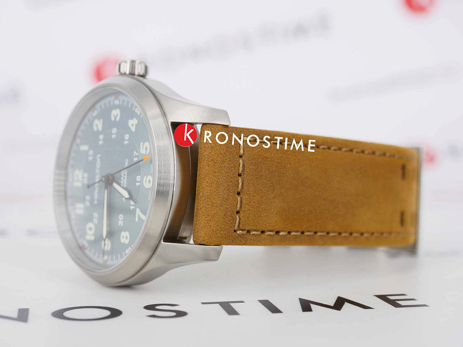 Часы Hamilton Khaki Field Titanium Auto H70205860 — титан металл, Швейцария