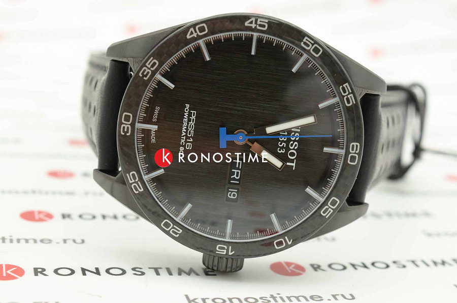 Часы Tissot PRS 516 Powermatic 80 T100.430.36.051.02 — мужские, черный