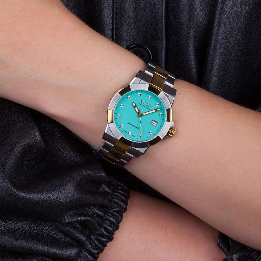 Часы Epos Ladies Diamonds 8001.700.32.89.42 — металл сталь, Швейцария