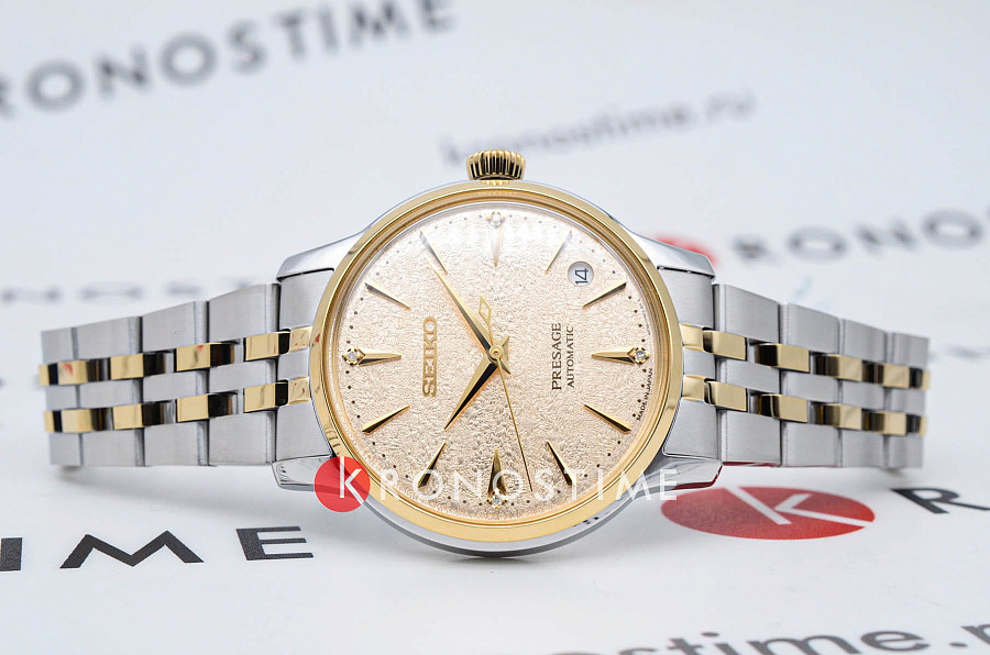 Часы Seiko Presage Cocktail Time SRRY052 — механические, сталь металл