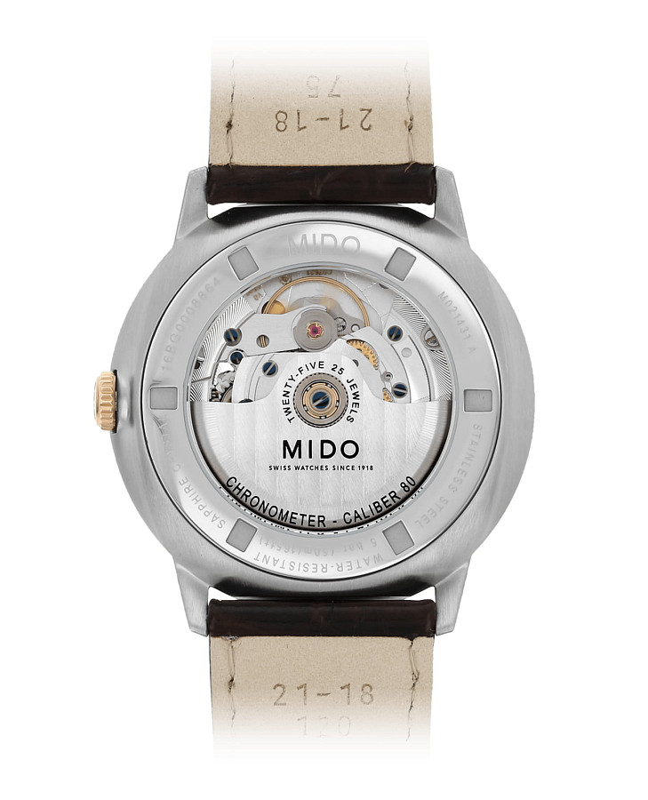 Часы Mido Commander Chronometer M021.431.26.061.00 — механические, металл сталь