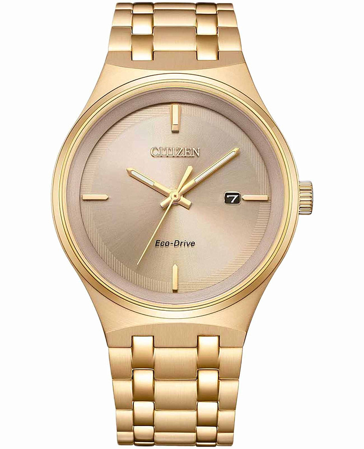 Часы Citizen Eco-Drive Axiom BM7653-50Q — мужские, бежевый