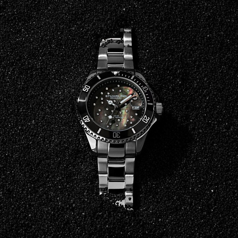 Часы Stuhrling Vogue 3977.1 — кварцевые, сталь металл