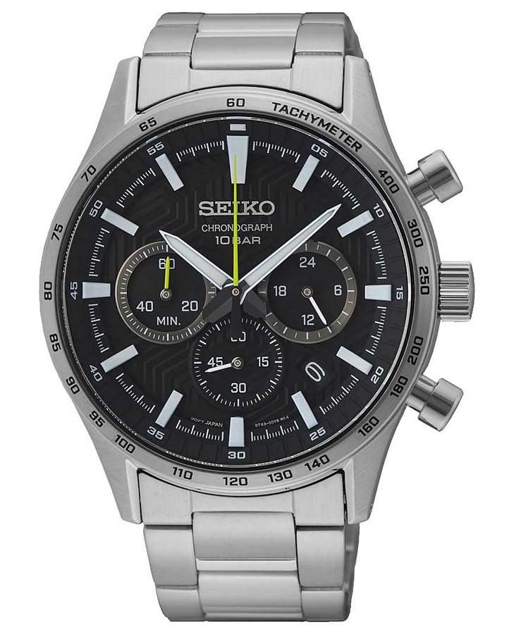 Часы Seiko Conceptual Series Sports SSB413P1 — мужские, черный