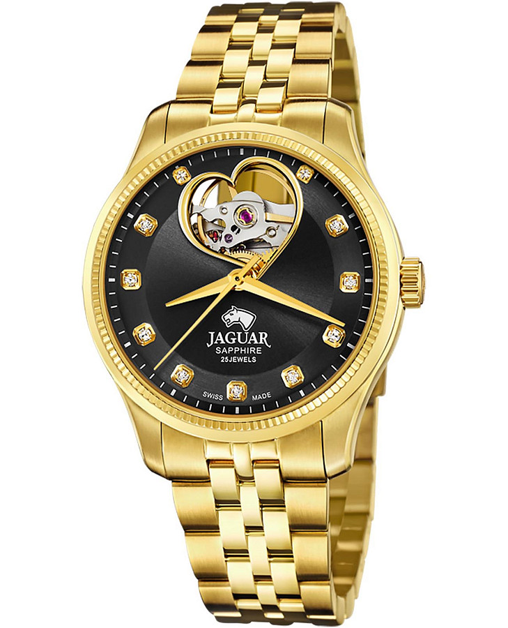 Часы Jaguar Automatic Open Heart J996/2 — женские, черный