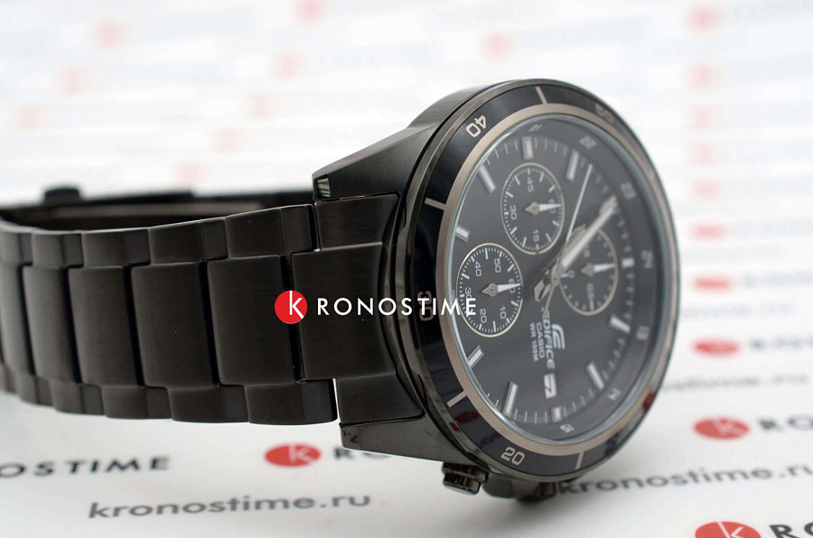 Часы Casio Edifice EFR-526BK-1A1 — артикул EFR-526BK-1A1VUEF