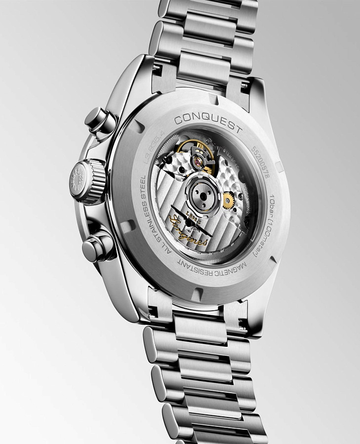 Часы Longines Conquest L3.835.4.32.6 — металл сталь керамика, Швейцария