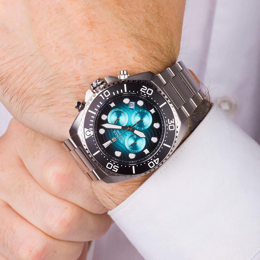 Часы Wainer Sport WA.10300-A — кварцевые, металл сталь