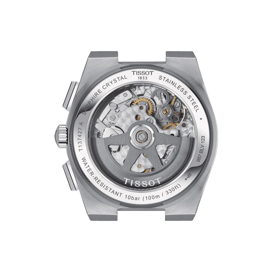 Часы Tissot PRX Automatic Chronograph T137.427.11.091.00 — сталь металл, Швейцария