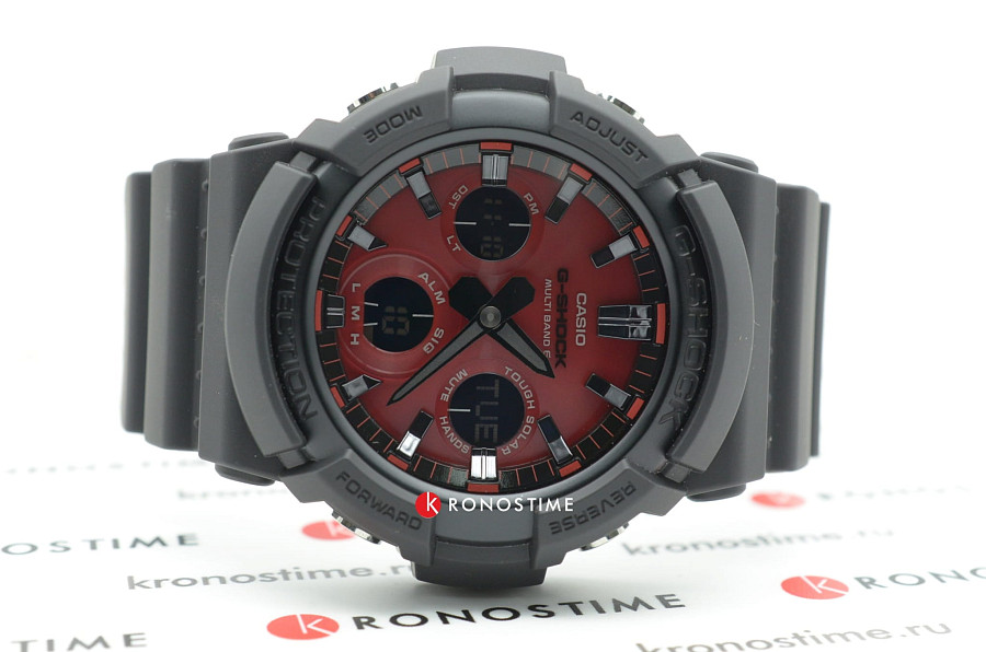 Часы Casio G-Shock GAW-100AR-1A — пластик, мужские