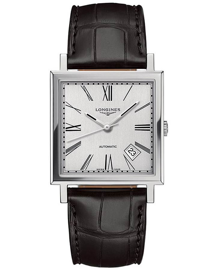 Часы Longines Heritage 1968 L2.792.4.71.0 — мужские, серебристый