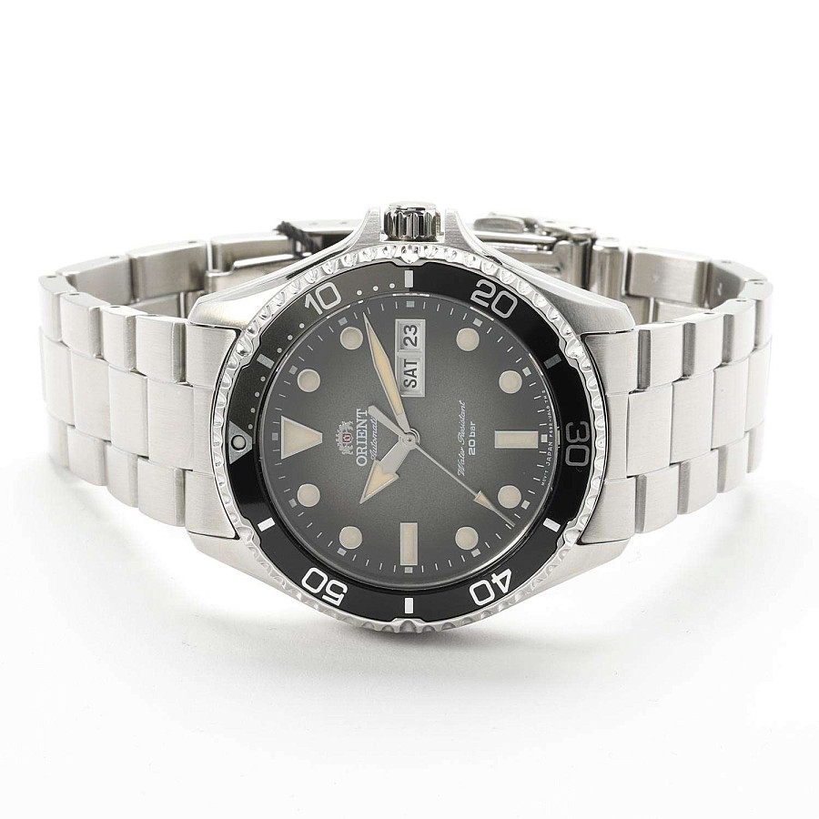 Часы Orient Mako Kamasu RA-AA0810N (RN-AA0810N) — серый, металл сталь
