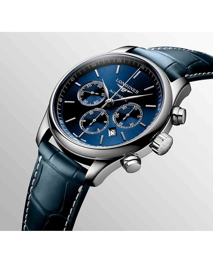 Часы Longines Master Collection L2.859.4.92.0 — металл сталь, кожаный