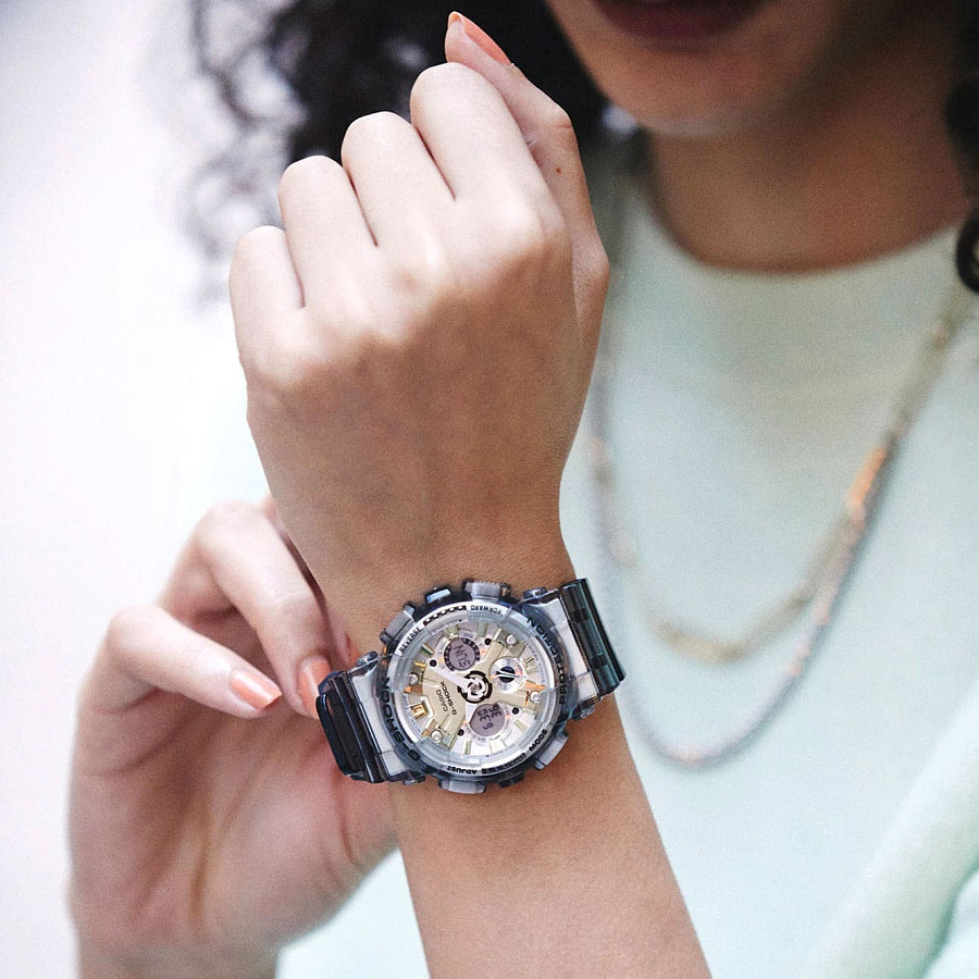 Часы Casio G-Shock GMA-S120GS-8ADR (GMA-S120GS-8A) — электронные, пластик