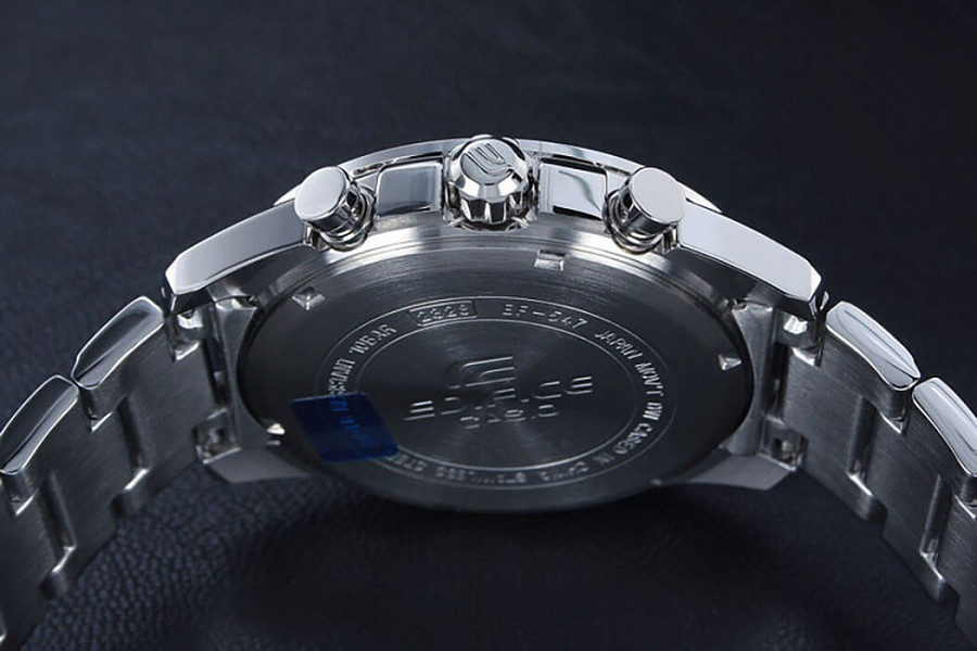 Часы Casio Edifice EF-547D-1A1 — нержавеющая сталь, мужские