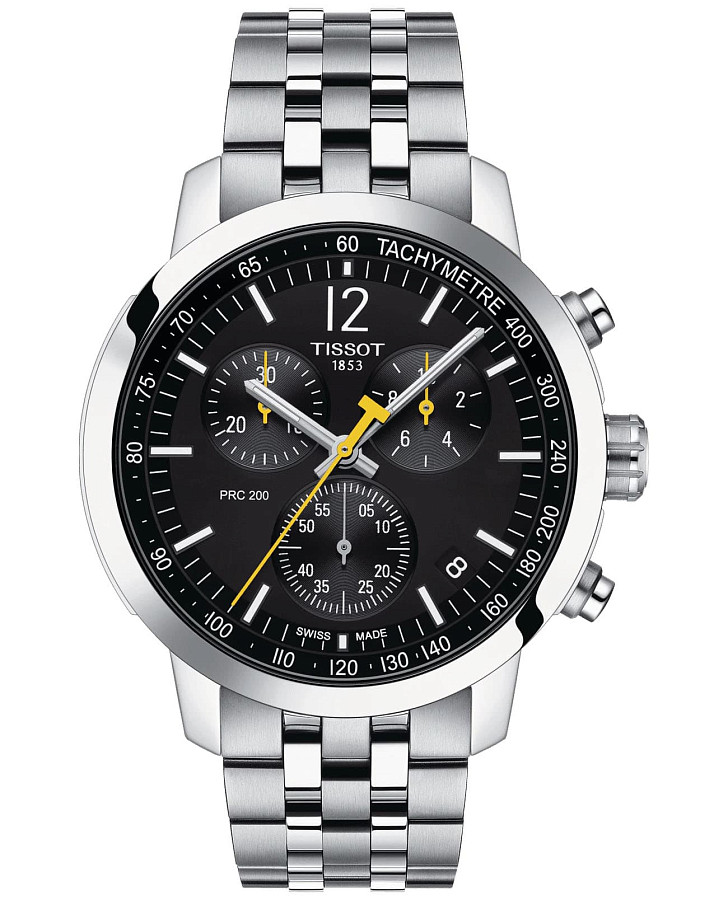 Часы Tissot PRC 200 Chronograph T114.417.11.057.00 — мужские, черный