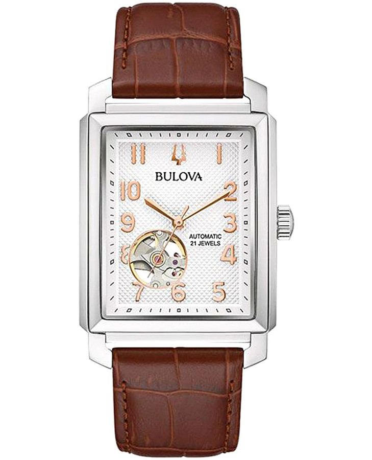 Часы Bulova Sutton 96A268 — мужские, серебристый