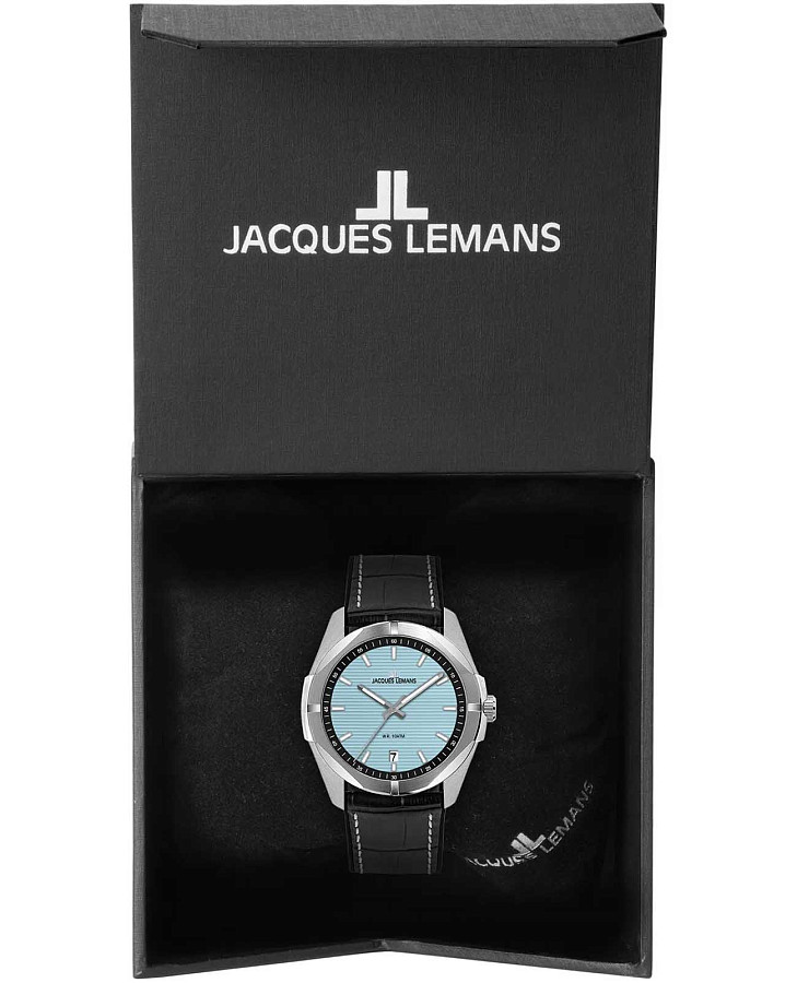 Часы Jacques Lemans Melbourne 1-2176D — кварцевые, металл сталь