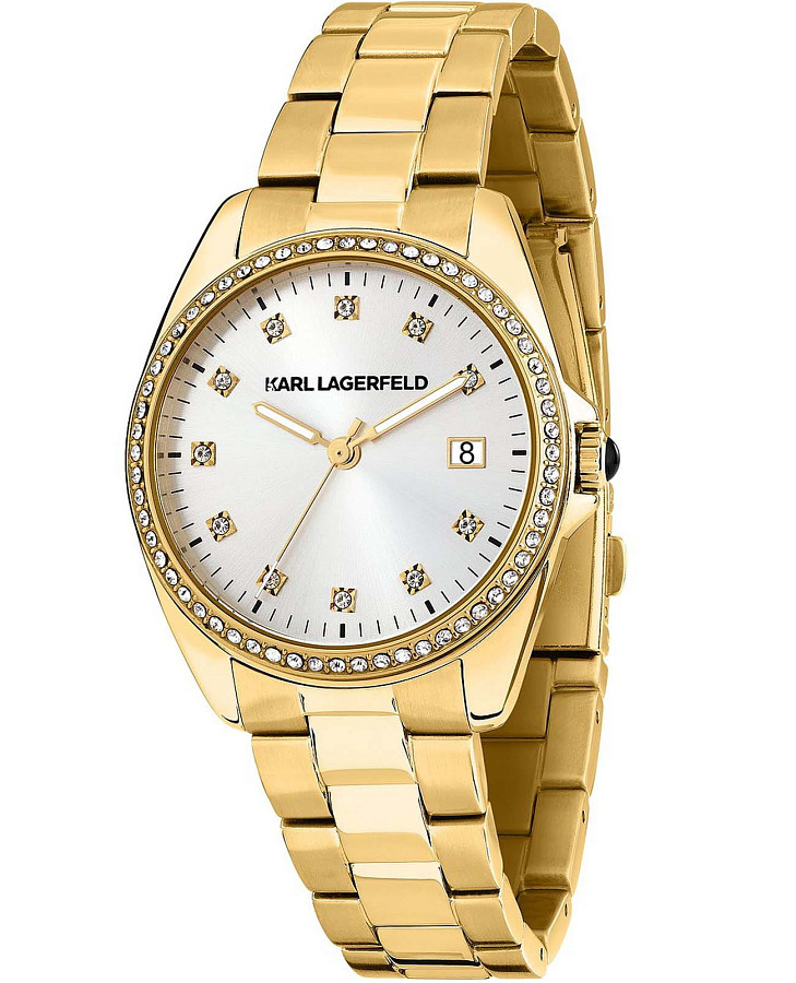 Часы Karl Lagerfeld Round Essentials R0553101505 — женские, серебристый