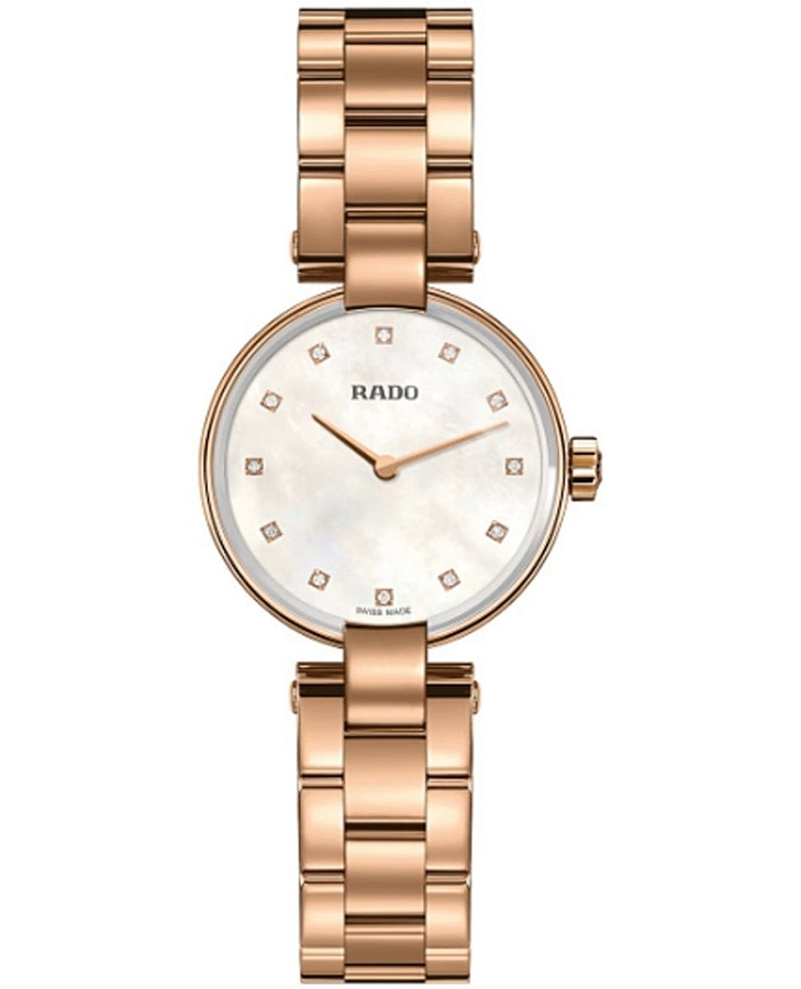 Часы Rado Coupole Classic Diamonds R22855923 — женские, перламутровый