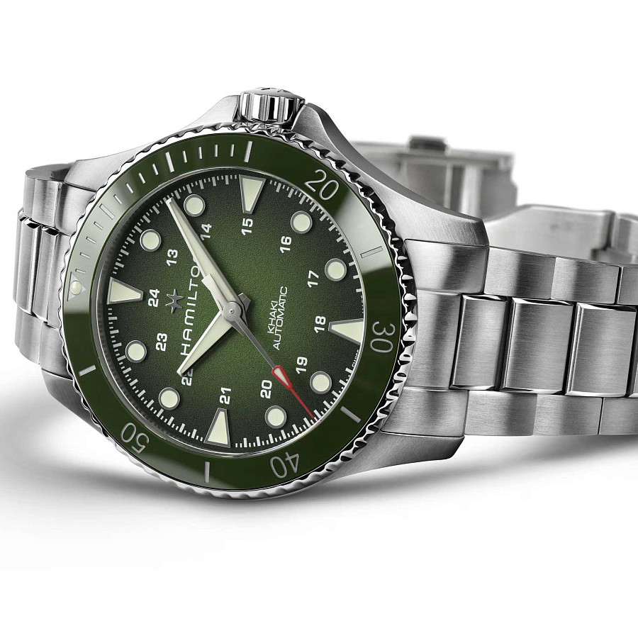 Часы Hamilton Khaki Navy Scuba Automatic H82525160 — сталь металл, Швейцария