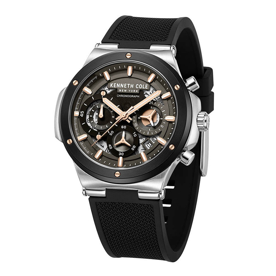 Часы Kenneth Cole Dress Sport KCWGO0047301 — кварцевые, сталь металл
