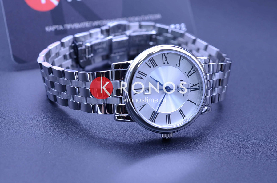 Часы Tissot Carson Premium Lady T122.210.11.033.00 — сталь металл, Швейцария
