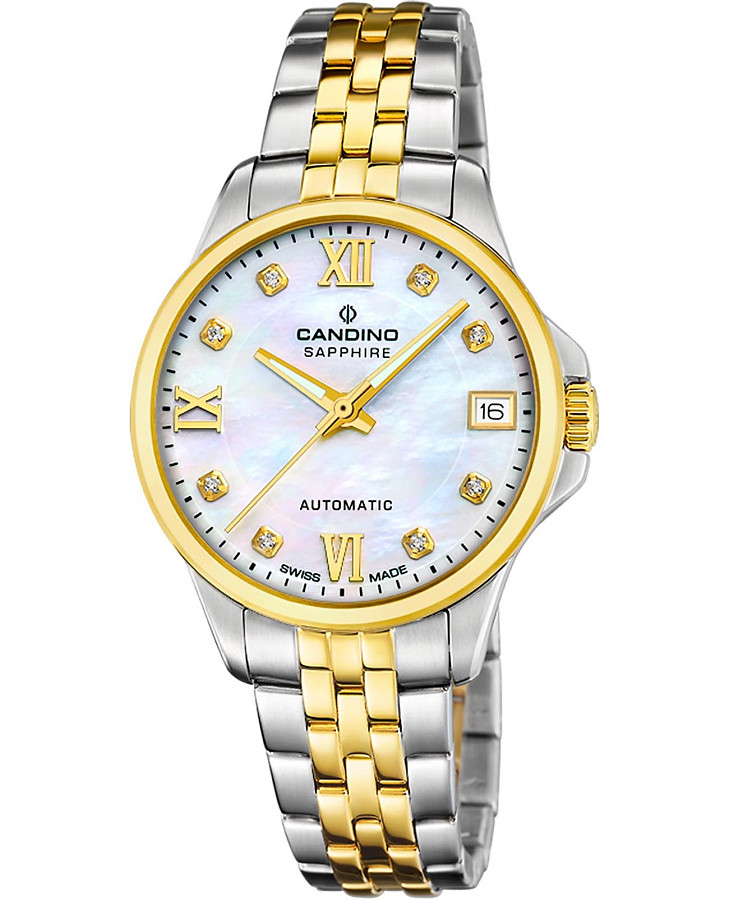 Часы Candino Automatic Ladies C4771/1 — женские, перламутровый