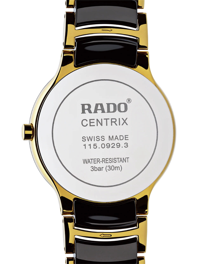 Часы Rado Centrix Diamonds R30929712 — кварцевые, сталь металл