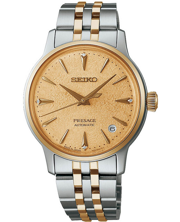 Часы Seiko Presage Cocktail Time SRRY052 — женские, золотой