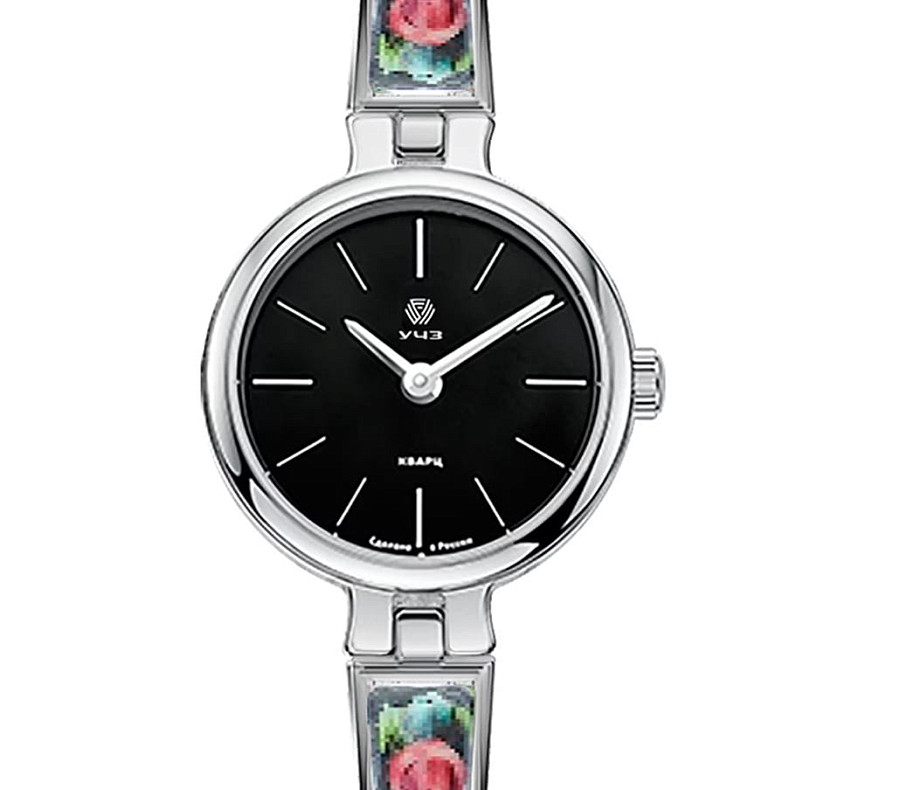 Часы УЧЗ Flora 1704B1B2-41 — кварцевые, латунь