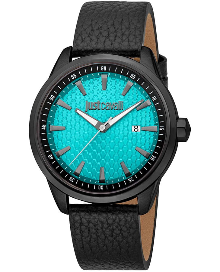 Часы Just Cavalli Cavaliere JC1G385L0035 — мужские, бирюзовый