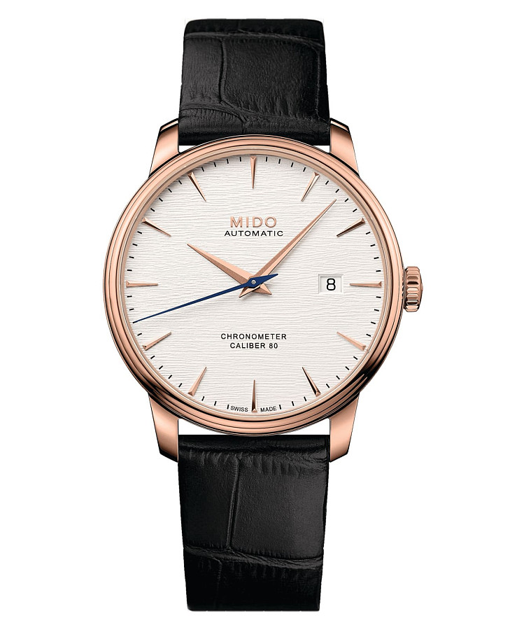 Часы Mido Baroncelli Chronometer M027.408.36.031.00 — мужские, белый