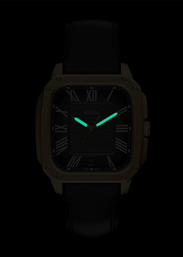Часы Fossil Crosby FS6151 — кожаный, мужские