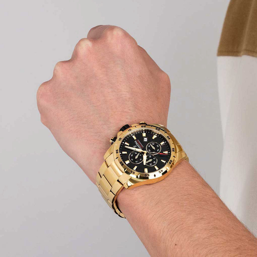 Часы Festina Chrono Sport F20541/4 — кварцевые, сталь металл