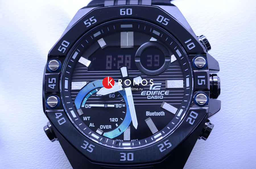 Часы Casio Edifice ECB-10PB-1ADF (ECB-10PB-1AEF) — сталь металл, Япония
