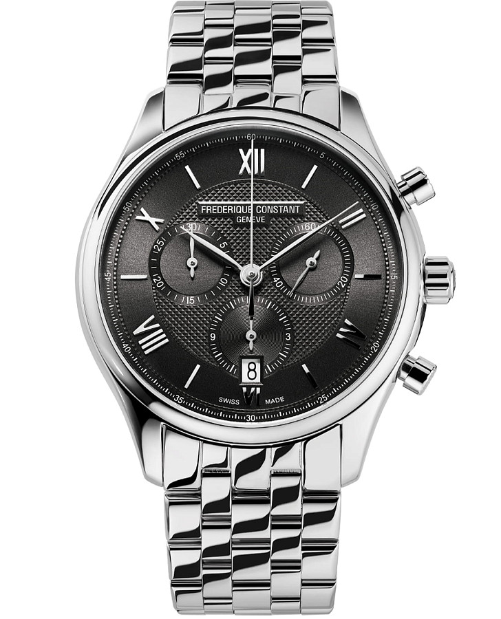 Часы Frederique Constant Classics Quartz Chronograph FC-292MG5B6B — мужские, черный