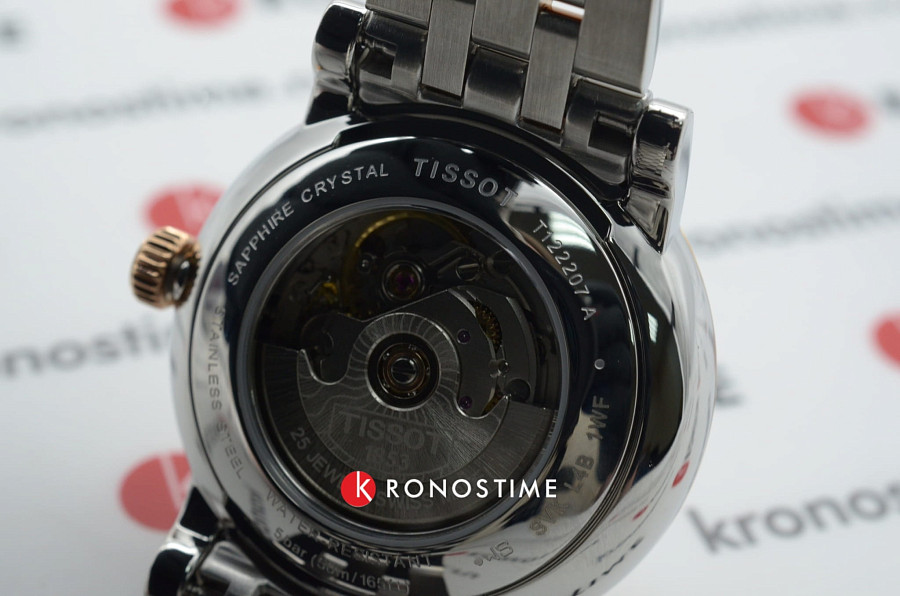 Часы Tissot Carson Automatic Lady T122.207.22.036.00 — артикул T1222072203600, женские