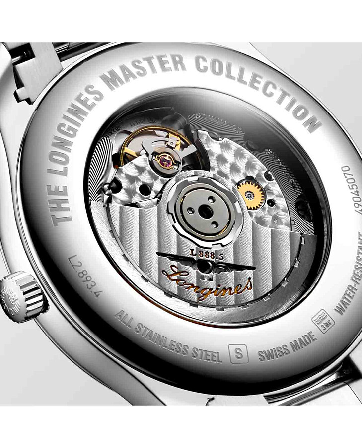 Часы Longines Master Collection L2.893.4.92.6 — синий, механические