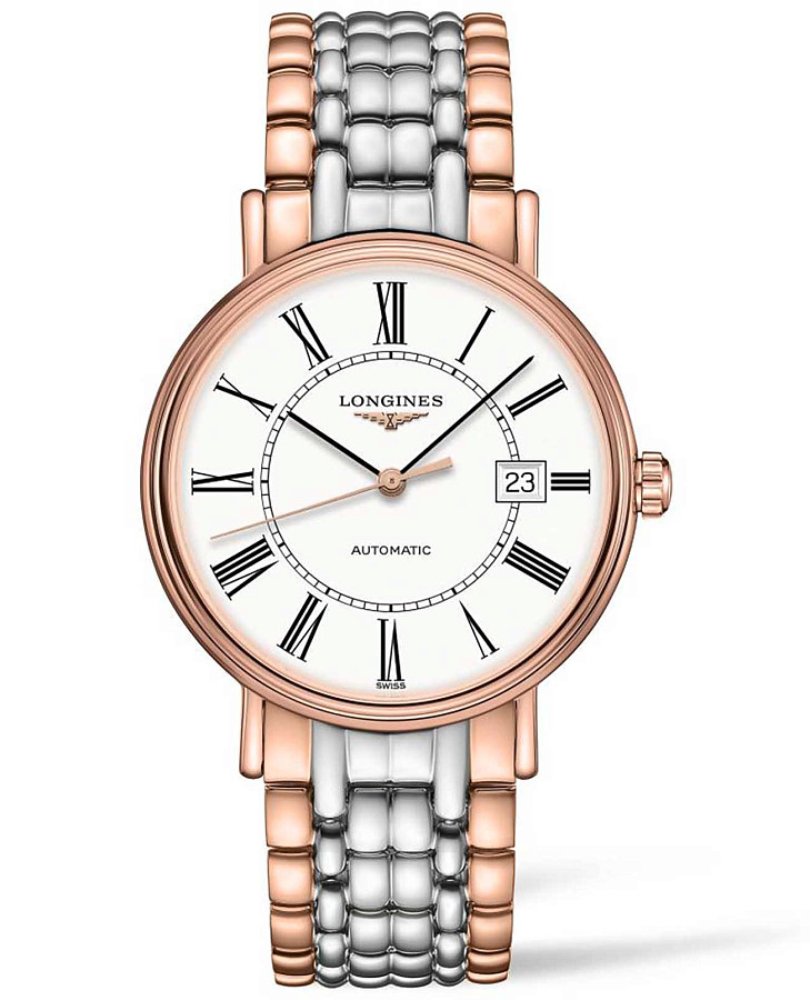 Часы Longines Presence L4.922.1.11.7 — мужские, белый