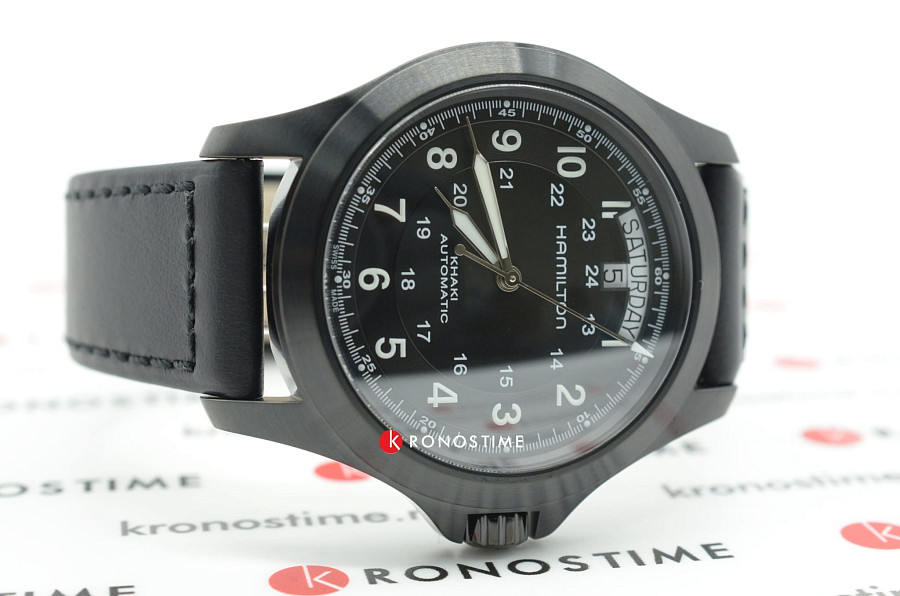 Часы Hamilton Khaki Field King H64465733 — механические, сталь металл