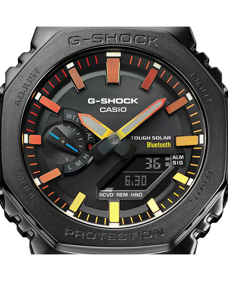 Часы Casio G-Shock GM-B2100BPC-1ADR (GM-B2100BPC-1A) — сталь с ip покрытием, мужские