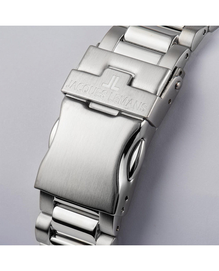 Часы Jacques Lemans Hybromatic 1-2170K — мужские, нержавеющая сталь
