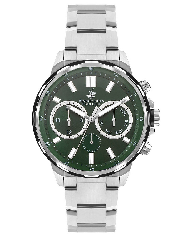 Часы Beverly Hills Polo Club BP3403X.370 — мужские, зеленый