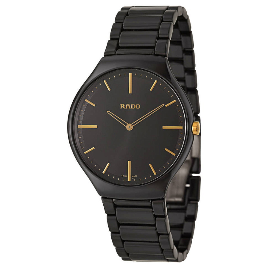 Часы Rado True Thinline R27741172 — кварцевые, керамика металл сталь